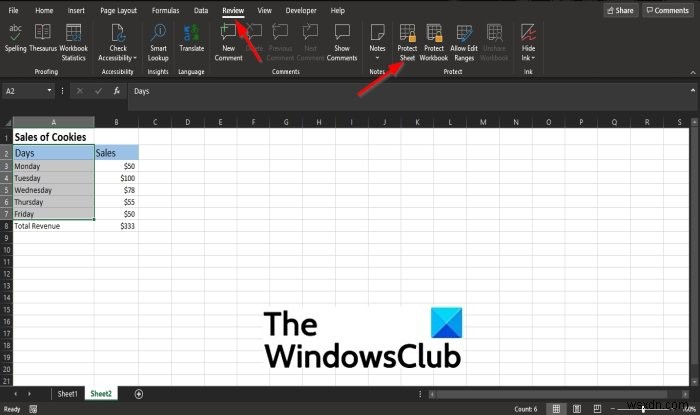 Microsoft Excelでワークシート全体ではなく特定のセルだけをロックして保護する方法