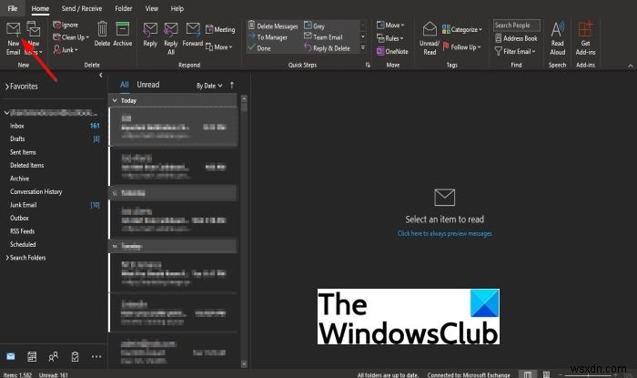 Outlookの電子名刺を他のユーザーに送信する方法