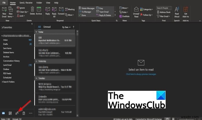 Outlookの電子名刺を他のユーザーに送信する方法