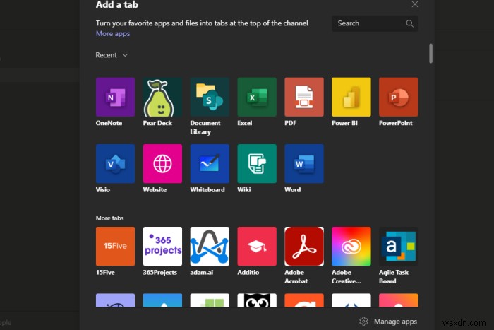 デスクトップおよびWeb版Microsoft Teamsでカスタムタブを作成する方法