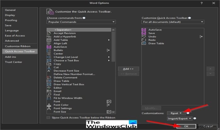 Microsoft Officeのクイックアクセスツールバーをカスタマイズする方法