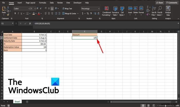 Microsoft ExcelのDISC関数の使い方を初心者向けにわかりやすく解説