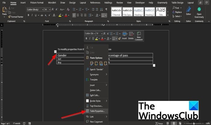 Microsoft Wordで表のプロパティを表示・変更する完全ガイド