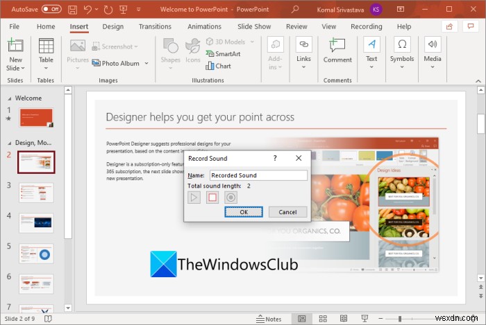 Windows 11/10で音声ナレーション付きビデオプレゼンテーションを作成する方法