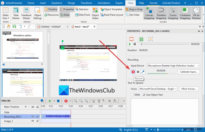Windows 11/10で音声ナレーション付きビデオプレゼンテーションを作成する方法