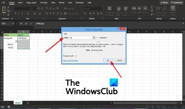 Microsoft ExcelでTYPE関数を使う方法|値のデータ型を判定する