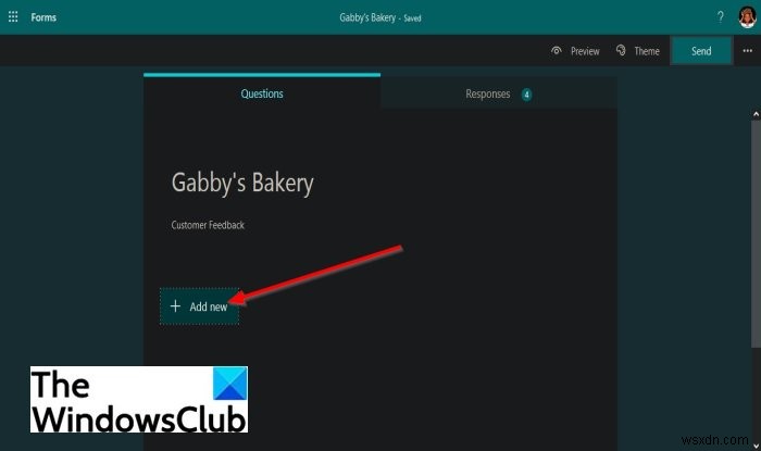 Microsoft Formsでフォームに質問を追加する方法【質問タイプ別ガイド】