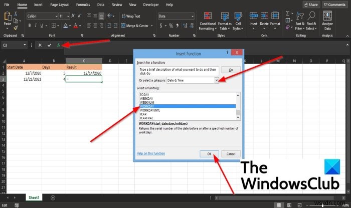 Microsoft ExcelでWORKDAY関数を使う方法|営業日の計算をマスターしよう