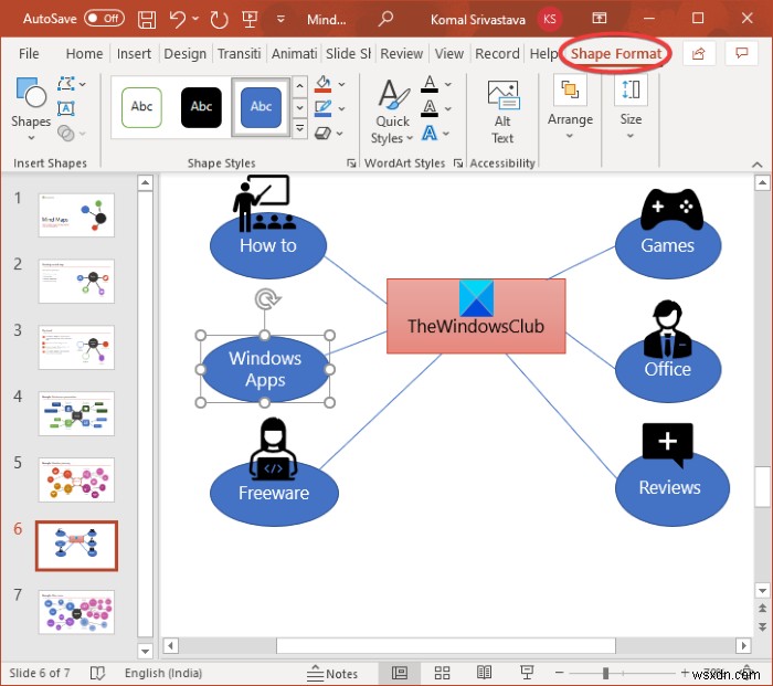 Microsoft PowerPointでマインドマップを作成する2つの方法|テンプレートと図形ツール活用ガイド