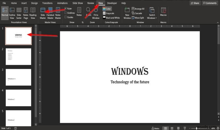 PowerPointのスライドマスターを使いこなす方法｜フォント・背景を一括変更する手順