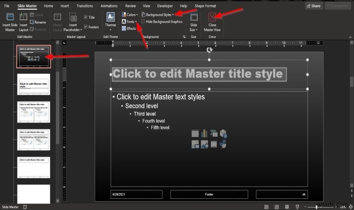 PowerPointのスライドマスターを使いこなす方法｜フォント・背景を一括変更する手順