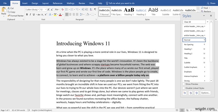 Microsoft Wordですべての書式を一括で削除・クリアする方法