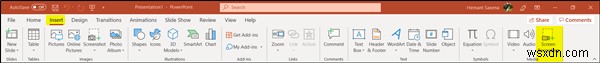 PowerPointの画面記録機能を使って画面を録画する方法