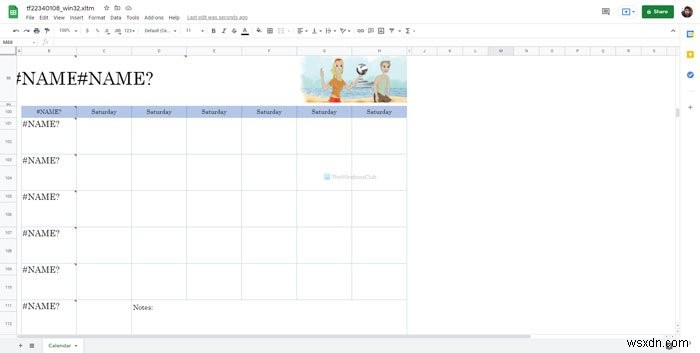 Googleスプレッドシート・Excelオンラインで使えるおすすめカレンダーテンプレート9選