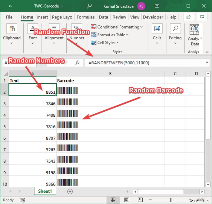 Microsoft Excelでバーコードを生成する方法|Code 39フォントを使った作成手順を解説