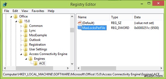 Microsoft Accessで「ファイル共有ロック数が上限を超えました」エラーを修正する方法｜MaxLocksPerFileレジストリ設定