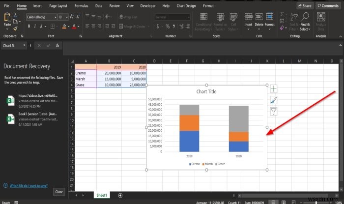 Excelのグラフで行と列を入れ替える方法|「行/列の切替」ボタンの使い方