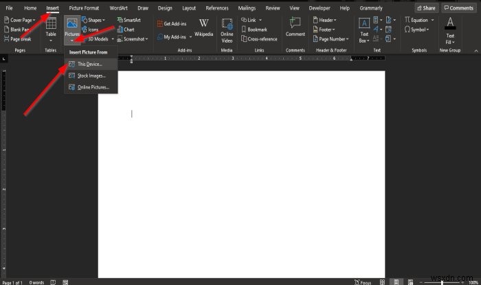 Microsoft Wordで画像をSmartArtグラフィックに変換する方法