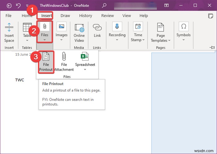 Word文書をOneNoteのノートに挿入する方法｜ファイル添付と印刷出力の使い分け