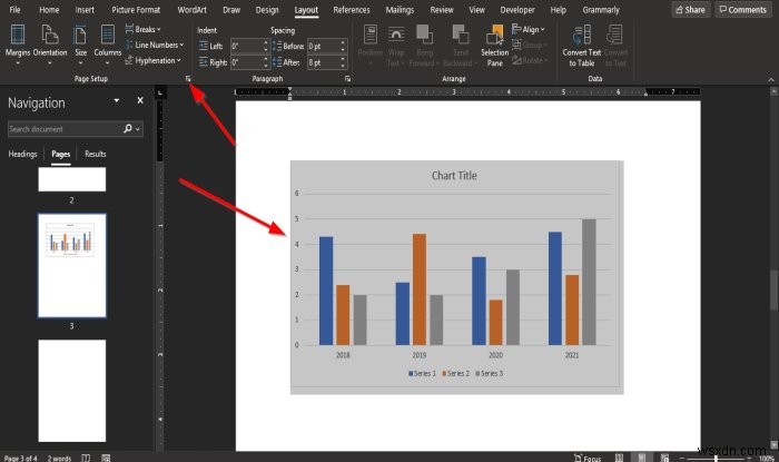 Microsoft Wordで1ページだけ横向きに変更する方法