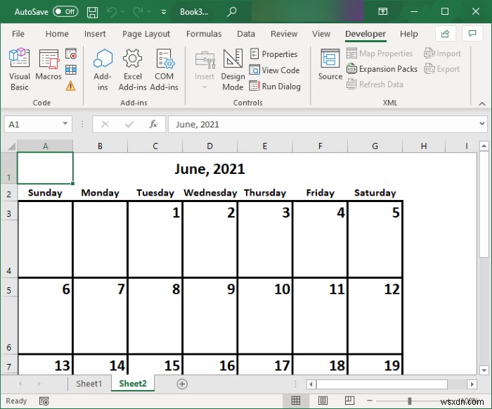 Microsoft Excelでカレンダーを作成する3つの方法|テンプレート・VBA・手動作成を徹底解説