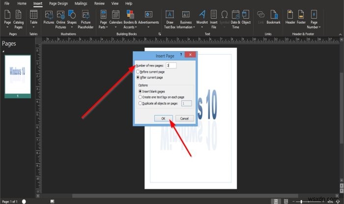 Microsoft Publisherでページオプションを使う方法|空白ページ・複製ページの挿入手順