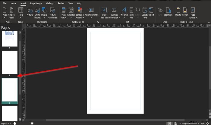 Microsoft Publisherでページオプションを使う方法|空白ページ・複製ページの挿入手順