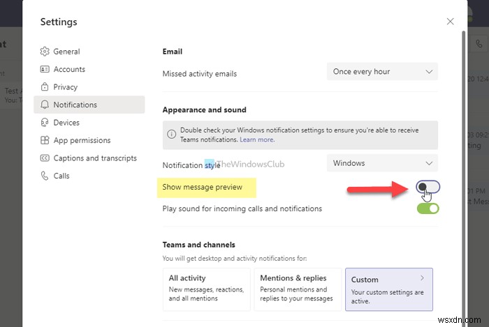 Windows 10でMicrosoft Teamsの通知スタイルを変更する方法