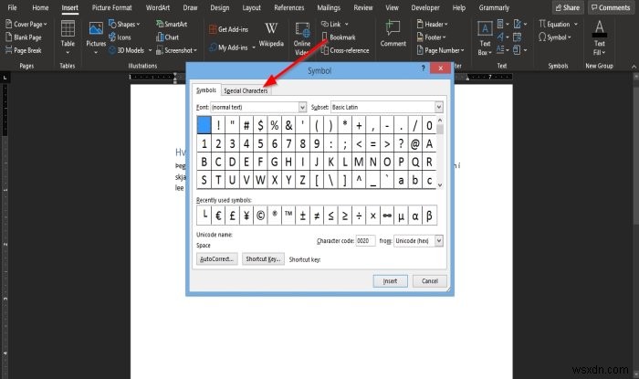 Microsoft Wordでノーブレークスペースを挿入する方法|単語の分断を防ぐテクニック