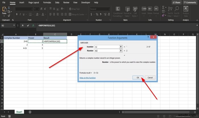 Microsoft ExcelのIMPOWER関数の使い方｜複素数のべき乗を求める方法