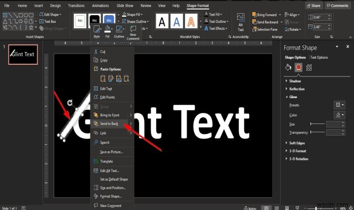 【PowerPoint】グリント(スパークル)テキストアニメーションの作り方