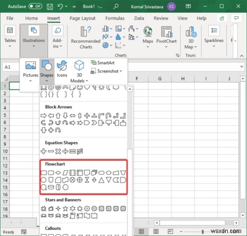 Microsoft Excelでフローチャートを作成する方法【SmartArtと図形ツールの2つの手順】