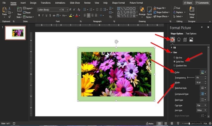 【PowerPoint】画像が自動で切り替わるアニメーション付き額縁の作り方