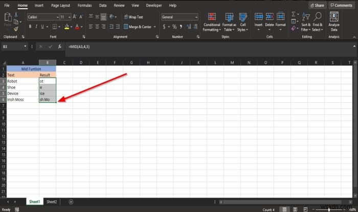 Microsoft ExcelでMID関数・MIDB関数を使う方法をわかりやすく解説