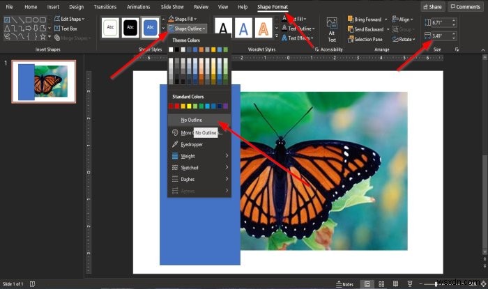 PowerPointで画像を分割する「スプリット効果」の作成方法