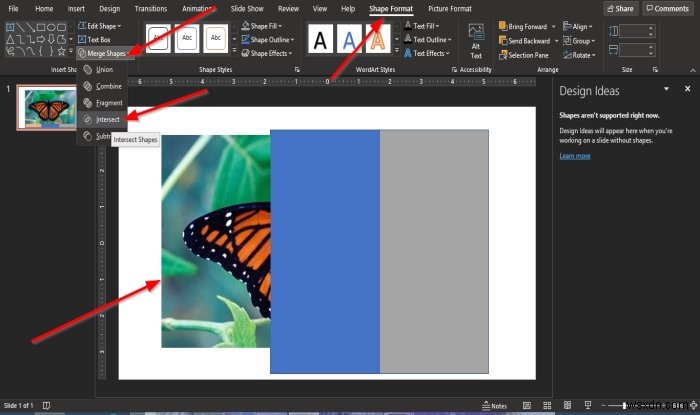 PowerPointで画像を分割する「スプリット効果」の作成方法