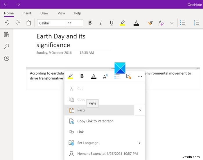 OneNoteやWordにPinterestのピンを埋め込む方法