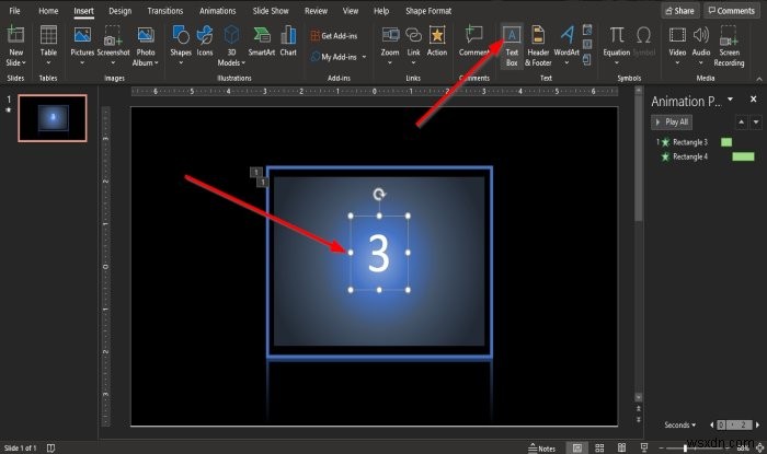 PowerPointでカウントダウンタイマーを作成する方法|図形とアニメーションで簡単に作れる!