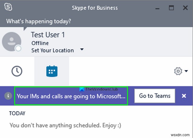 「IMと通話はMicrosoft Teamsに送信されます」エラーの解決方法 – Skype for Business