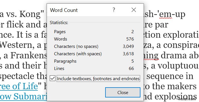 WordとPowerPointで文字数・単語数を確認する方法