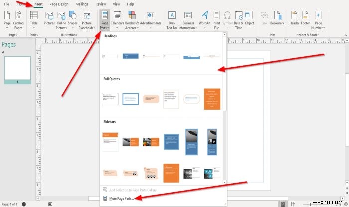 Microsoft Publisherのビルディングブロック機能の使い方を徹底解説