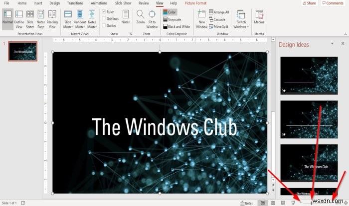 Microsoft PowerPointでズームレベルを変更する方法|拡大・縮小・ウィンドウに合わせる設定