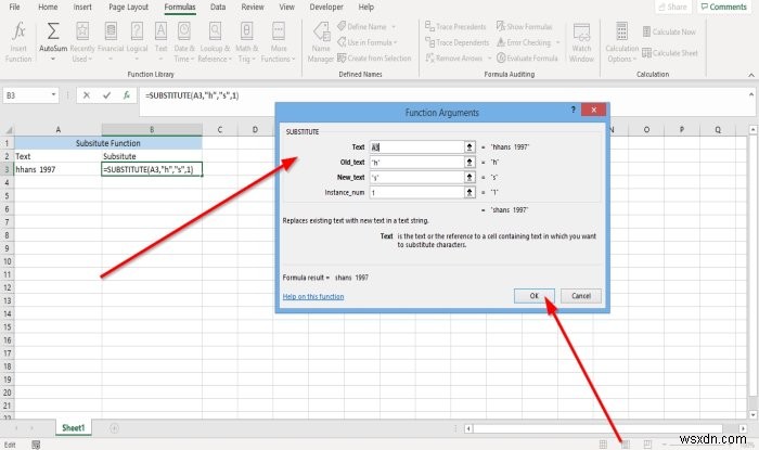 Microsoft ExcelでSUBSTITUTE関数とREPLACE関数を使う方法