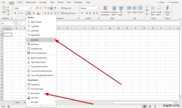 Microsoft Excelでセルに罫線（境界線）を追加・削除する方法