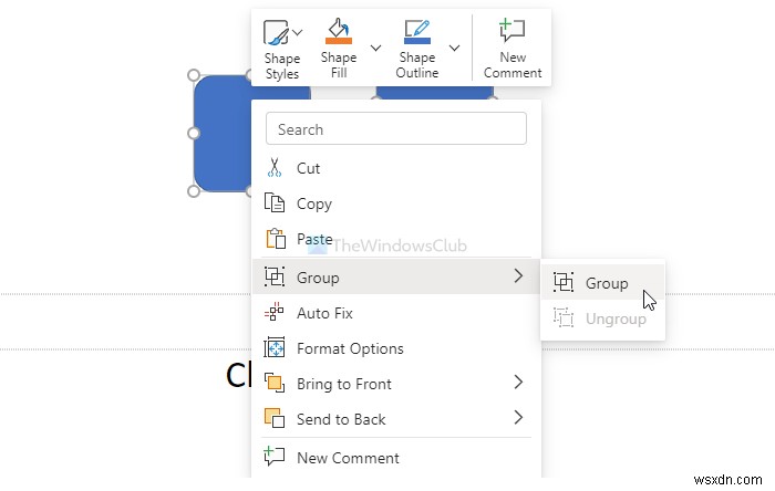 PowerPoint OnlineとGoogleスライドでオブジェクトをグループ化・解除する方法