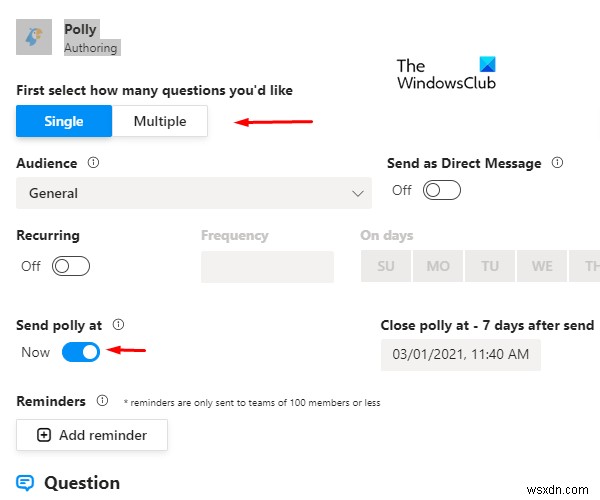 Microsoft Teamsで投票(アンケート)を作成する2つの方法|FormsとPollyの使い方