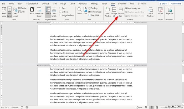 Microsoft Wordで複数のウィンドウを表示・操作する方法