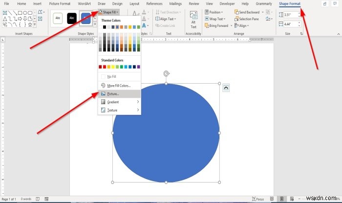 Microsoft Wordで図形に画像を挿入する方法【トリミング手順も解説】