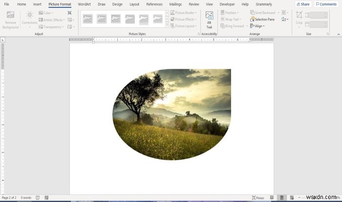 Microsoft Wordで図形に画像を挿入する方法【トリミング手順も解説】
