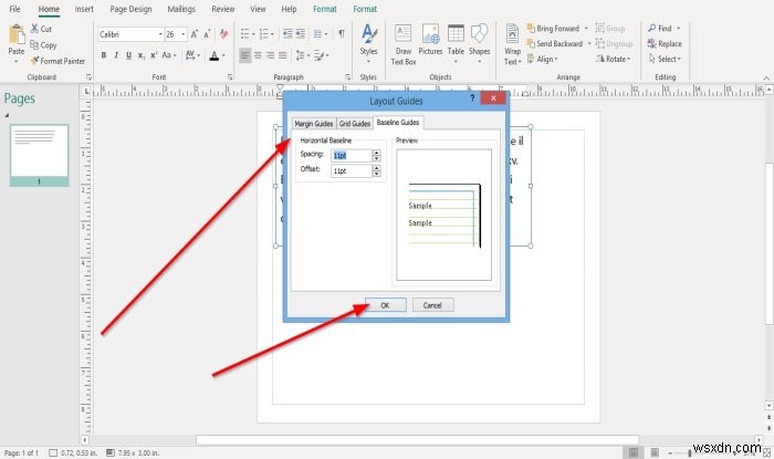 Microsoft Publisherで行間・段落間隔・文字間隔を変更する方法